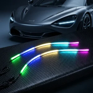 MISUN Led Car Led Rgb Hood Strip Light Rgbw Drl Daytime Running Light for Headlight Porsche Cayenne Others Car Light Accessories
