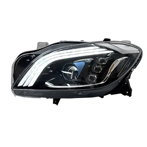 ML Class Headlight Assembly W166 Modified Maybach Style LED Headlights 35W 12V Sequential Turn