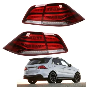 ML W166 X166 Clear LED Rear Lights Brake Reverse Automotive Tail Lamp Upgrade to GLE Style