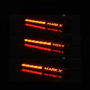 MRD For Toyota Reiz Mark X Voxy Axio Stop Brake Lights Red Lens Bumper Reflector Lights With Animation Startup