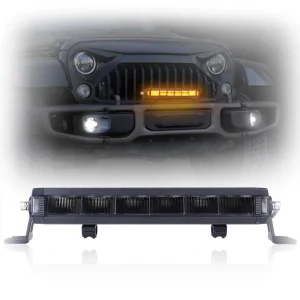 MS-12D8 Universal LED Bar 8” 12” 22” 32” 42” 52” Spot Beam Flood Beam Combo Beam Auxiliary Lights Off Road Accessories