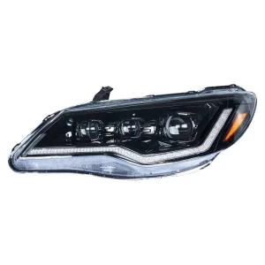 MT Siming Headlight Assembly Nikkei for Siming for FD2 Modified LED Daytime Running Light Turn Signal Lens 55W 24V