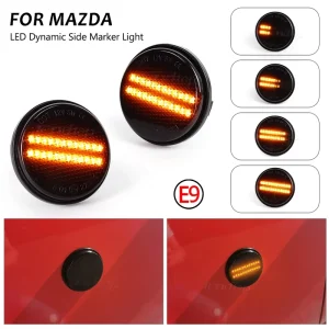MX5 Dynamic Indicator Lamps Sequential Turn Signal Side Marker Lights for Mazda MX5 MX-5 Mk1 Mk2 Mk3 89-15 Flash Blinker