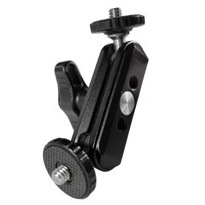 Magic Arm Double Ball Head 1/4 Screw Compatible Aluminum Alloy Universal Monitor Mount Camera Video Shooting Fill Light Bracket
