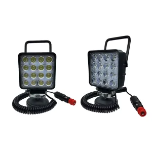 Magnet Base High Brightness Floodlight 48W IP67 Waterproof Aluminum Outdoor LED Work Light for Car Off Road Use