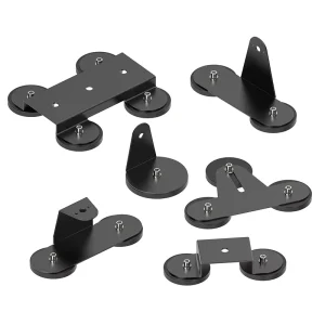 Magnetic Base Led Light Bar Mounting Brackets 2PCS Hood Mount Light Brackets Powerful Sucker Holder for Truck Off Road Vans RV
