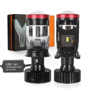 Magnifying Glass Y7 Projector H4 H7 Mini Bi LED Lens Projector in Auto Lighting System Y7 Car LED Headlight Bulbs 72W