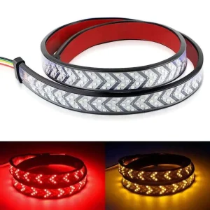 Manufacturer 1.8m 120cm Turn Signal Light Bar Red Yellow Truck Pickup SUV Car Driving Brake Tailgate LED Strip Lamp Reverse