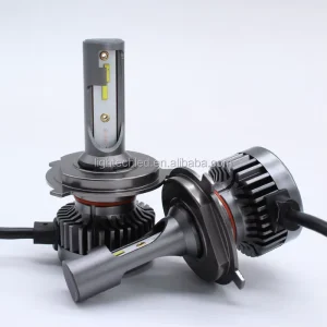 Manufacturer Direct GT 6000m HB2 H4 LED Headlight Bulb with Diecast Aluminum Alloy Housing and Fan Cooling