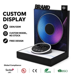 Manufacturer Luxury Acrylic Headphone Stand for Gaming Headset Holder with Custom Logo