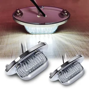 Manufacturer Mini LED License Plate Light for Truck Trailer Car Boat Universal Fit 1 Year Warranty