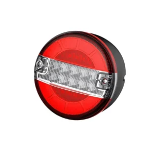 Manufacturer-supplied Cross-border 24V LED Light-guide Truck Tail Lights Semi-trailer Brake Turn Reverse Lights Trucks TL140014