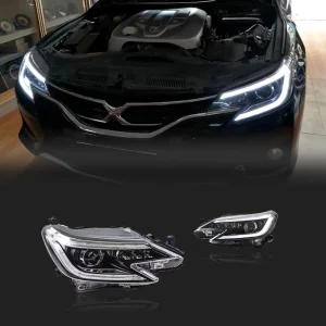 Mark X Headlights JDM LED Assembly for Toyota Reiz Mark X 2nd Gen GRX130 BI LED Laser Upgrade DRL Sweeping Plug n Play