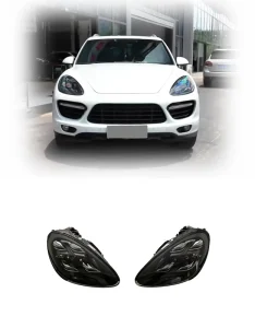 Matrix LED Headlight Assembly For Porsche Cayenne 958 92A Upgrade Headlamp With DRL Plug&Play