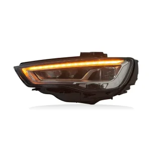 Matrix LED Headlight Assembly for A3 Upgrade to 2017 Style DRL Lamp 12V