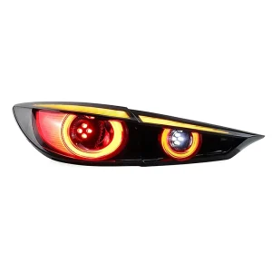 Mazda 3 Axela LED Tail Lamp Rear Auto Accessory with Red Lens DRL Signal Brake Reverse