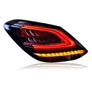 Mercedes-Benz C-Class W205 Model SJC 12V Taillight Assembly Modified LED Running Water Turn Signal