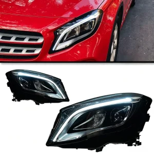 Mercedes Benz GLA200 LED Headlamps & Daytime Running Lights 12V Retrofit Upgrade with 6000K Lenses