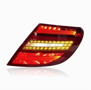 Mercedes W204 LED Tail Light Assembly Sequential Turn Signal Reverse Light for C180 C200