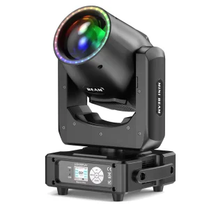Mini 230W Moving Head RGBW Stage Lights with Strip Lights with 14 Gobos 13 Colors 18 Channels Activated