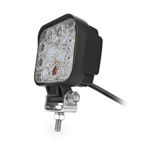 Mini 27W LED Work Light Square Headlight for Forklift Truck Auto Exterior Lighting