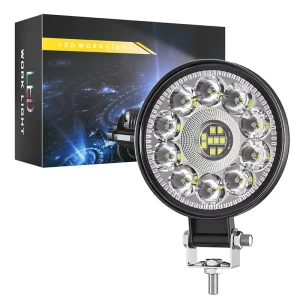 Mini 3inch 63W Round LED Work Light Spot Beam Car Driving Headlight Fog Light 9-30V 2-Year Warranty Auto Accessories