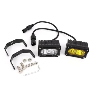 Mini 40W White Yellow Combo Beam 5050 Chip LED Work Light 9-30V LED Auxiliary Lighting Fog Lamp for Car Jeep Truck
