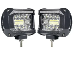 Mini 60W LED Work Light Bar for Cars Waterproof SUV Truck Tractor 4×4 12V Fog Headlight Auto Exterior Lighting Accessories