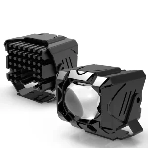 Mini Driving Light Lens Motorcycle Lighting System Projector Headlight for Cars and Motorcycles