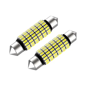 Mini Halogen Size 28mm 31mm 36mm 39mm 42mm Car LED Interior Light Festoon CANBUS With 3014 Chip 352LM 2.5W for Car