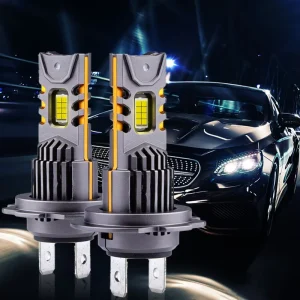 Mini High Bright 11000lm Auto Lighting Bulb Plug and Play 9005 9006 H4 H7 H11 Canbus LED Headlights Bulb for Cars