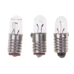 Mini Indicator Light Bulb E5 Screw Mouth 6.3V 12V 24V 0.1A Small Bulb Signal Lamp Bead