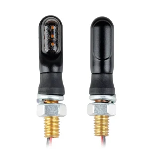 Mini LED Turn Signal Light Retro Vintage Motorcycle 12V Front/Rear Lamp