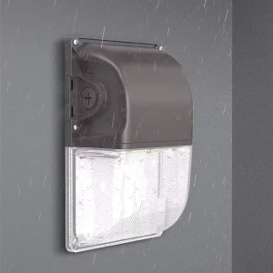 Mini LED Wall Lamp for Outdoor Landscape Waterproof Aluminum Remote Control for Workshops Rotating Exterior