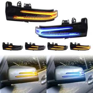 Mirror Dynamic Turn Signal Lights for Mercedes Benz W204 W212 W218 W176 W246 CLA C117 GLK W221 Sequential Indicartor Lamps