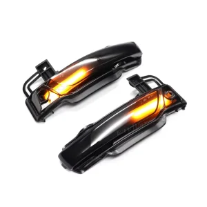Mirror LED Dynamic Turn Signal Lights with Reflector for Durango WD for Grand Cherokee WK2 Amber Indicator Lamp