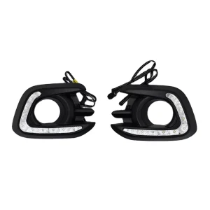 Mitsubishi Pajero Sport Montero Daytime Running Light Fog Lamp Cover 12V ABS LED DRL Car Auto Vehicle Accessories