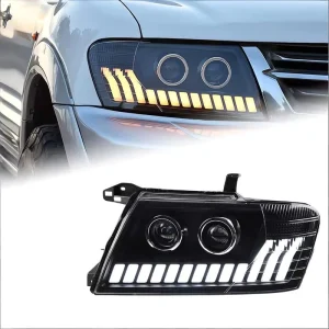 Mitsubishi Pajero V73 V77 V75 12V 35W LED Headlights Daytime Running Lights Turn Signals