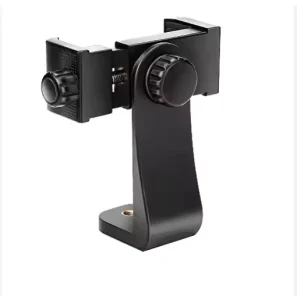 Mobile Phone 360 Rotation Clamp Adapter Bracket Flexible Smartphone Holder for Ring Light Mobile Phone Tripod Mount