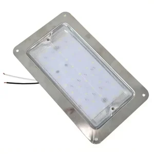 Model 06008 12V/24V Rectangular LED Cargo Light For CABS Truck Trailer Waterproof Stainless Steel Interior Lamp