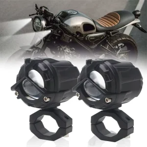 Model 111 Super Bright 12V IP67 Waterproof Aluminum LED Spotlight Yellow White Lens Devil Eye Motorcycle Lighting System