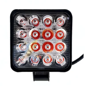 Model Waterproof Red 48w Portable Work Light Lens Spotlight LED Car Work Light for Vehicle