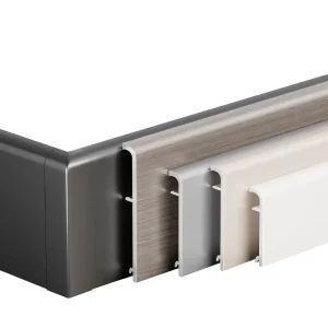 Modern Aluminium LED Baseboard Trim Moulding Trim Profile for Wall Decoration Floor Skirting Board Covers