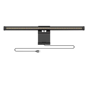 Modern Black Touch Control Aluminum Bar CCT Gaming Lights with USB Computer Ambient LED Monitor Hanging Light