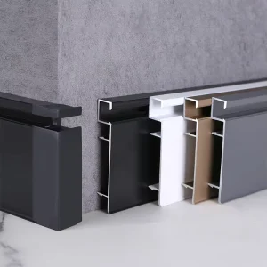 Modern Design LED Skirting Light Stainless Steel Profile Base Board Trim From Factory Supplier