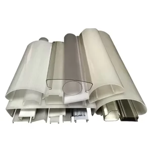 Modern Office Half Round Shape White Opal LED Diffuser Light Plastic Lampshade Channel Cover Lamp Covers Shades