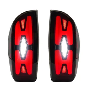 Modified 4×4 LED Smoke Tail Light Taillight for Toyota Tacoma Turn Signal Rear Stop Brake Reverse Tail Lamps