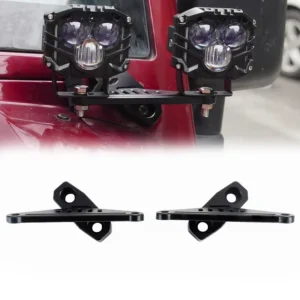 Modified Bracket Wrangler JK A Pillar Dual Light Bracket JK Spot Light Bracket Aluminum Alloy Auxiliary Bracket Accessory