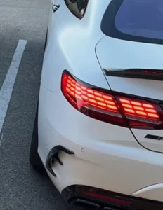 Modified Coupe Style LED Tail Lights for E-Class W212 E63 New Red Lens 5000K 4000 Lm Plug and Play