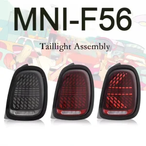 Modified Full LED Tail Light Assembly LED Running Light and Sequential Flowing Turn Signal for BMW MINI F55 F56